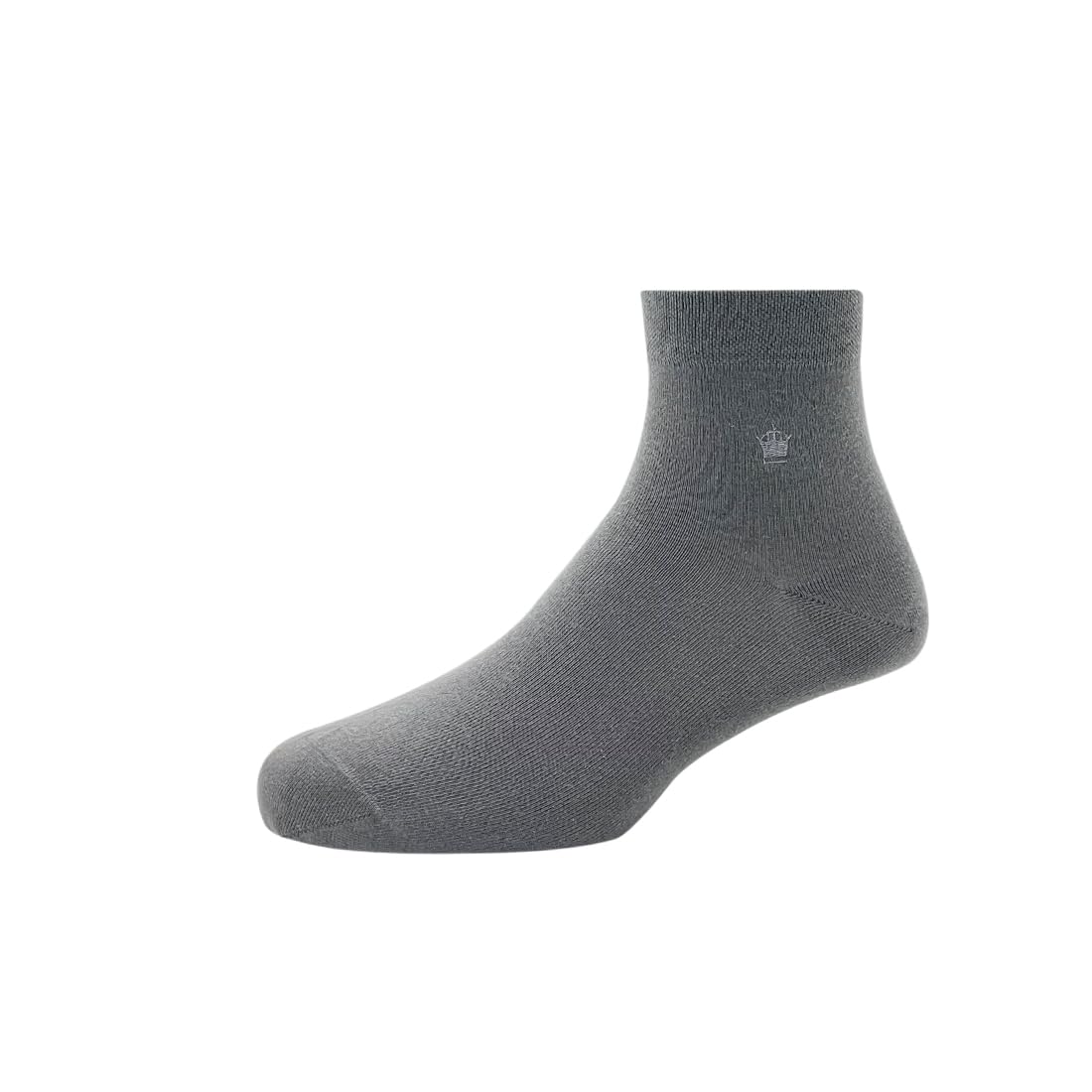 louis philippe Men's Modal Quarter Length Socks (1 Pair) - Dark Grey-picture-43
