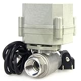 HSH-Flo 1/2" DN15 110-230VAC Normally Closed CF8/Stainless Steel 304 Motorized Electrical Ball Valve