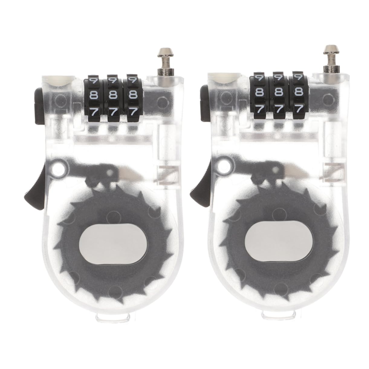 WHAMVOX Snowboard Locks 2 Pack Bike Locks 3- Password Versatile for Bikes Scooters Snowboards Safe Easy