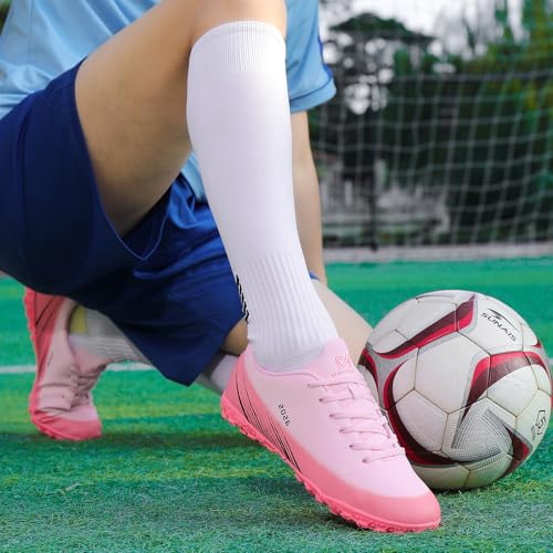Image of Mens Soccer Cleats Womens Indoor Soccer Shoes Wide Baseball Turf Shoes Adult Youth Rugby Shoes Big Boys Small Spikes AG TF Football Boots