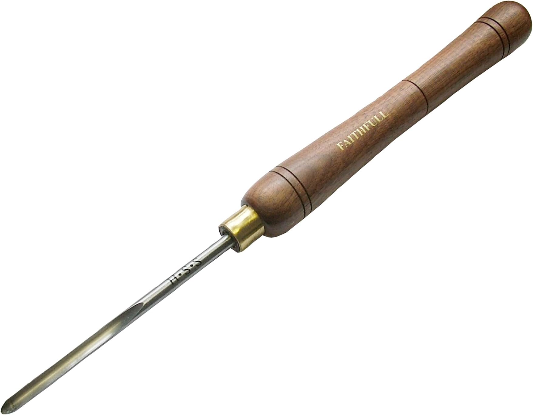 Faithfull HSS 8mm Spindle Gouge Full Length Woodturning Chisel