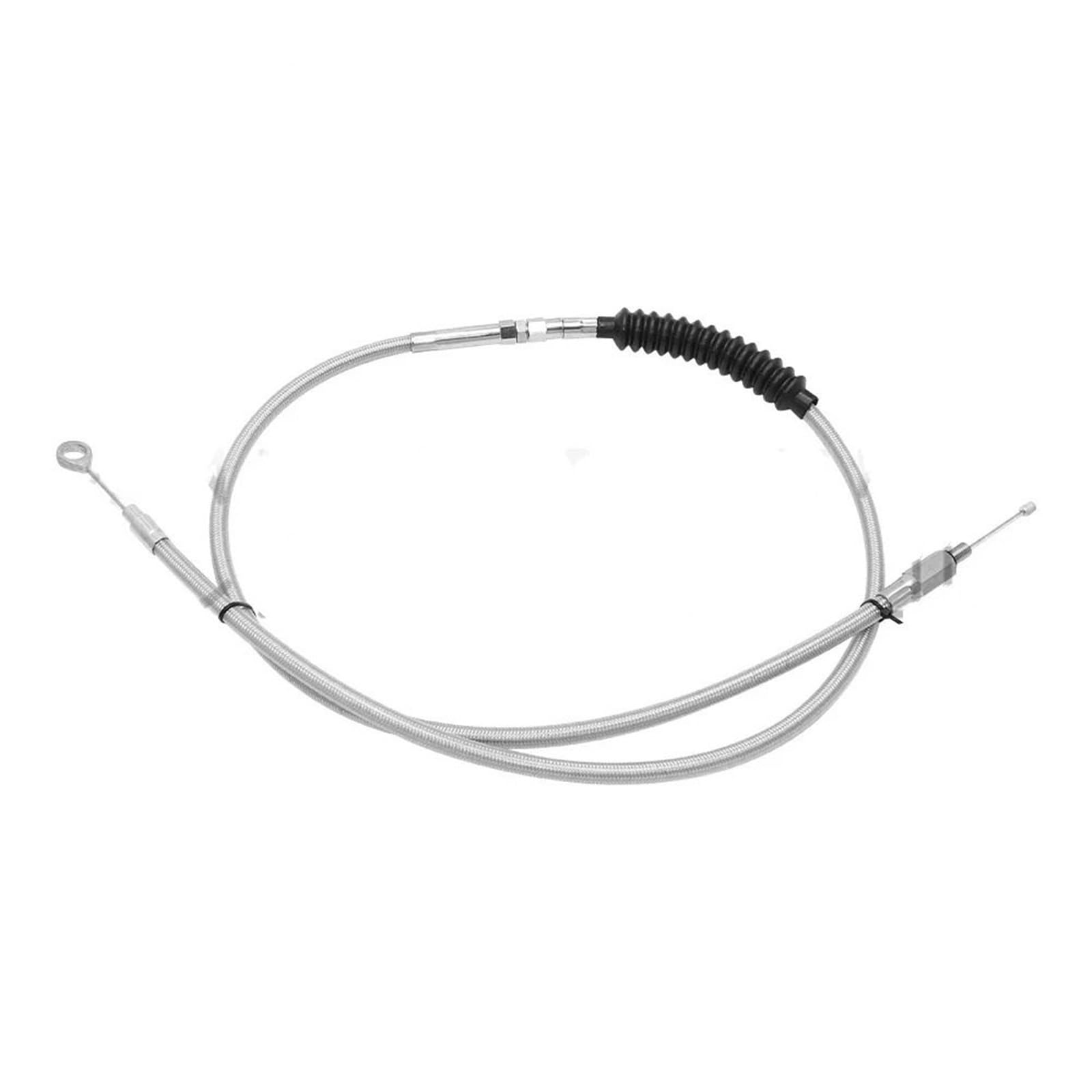 Jwfdbelr Silver Motorcycle Brake Handles Motorcycle 140Cm 160Cm 180Cm Length Clutch Control Cable Line Fit For Harley Xl883 Xl1200n Sportster Iron 883 1200(,160Cm)