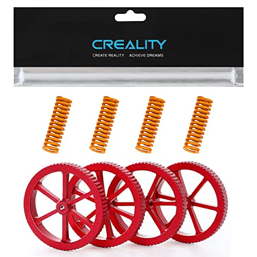 Creality Official Lot de 4 écrous de nivellement manuels en aluminium et 4 ressorts à lit chaud de 20 mm pour imprimante 3D Ender 3, Ender 3 Pro, Ender 3 V2, Ender 5, Ender 5 Plus, Ender 5 Pro, CR-10 7 Creality Official Lot de 4 écrous de nivellement manuels en aluminium et 4 ressorts à lit chaud de 20 mm pour imprimante 3D Ender 3, Ender 3 Pro, Ender 3 V2, Ender 5, Ender 5 Plus, Ender 5 Pro, CR-10