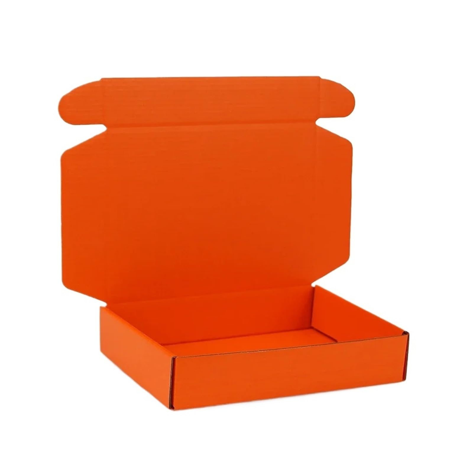 Cartone Ondulato Scatola di cartone pieghevole ondulato | Custodia in cartone a triplo strato for regalo di cosmetici for abbigliamento(Orange,20x14x4cm)