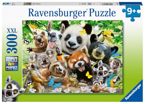 Ravensburger - Puzzle 300 pièces XXL - Le Selfie des Animaux Sauvages