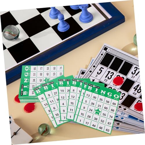 minkissy Bingo Cartones Creativos Cartas para Niño Niña Desarrollo Intelectual Educativo Color Aleatorio