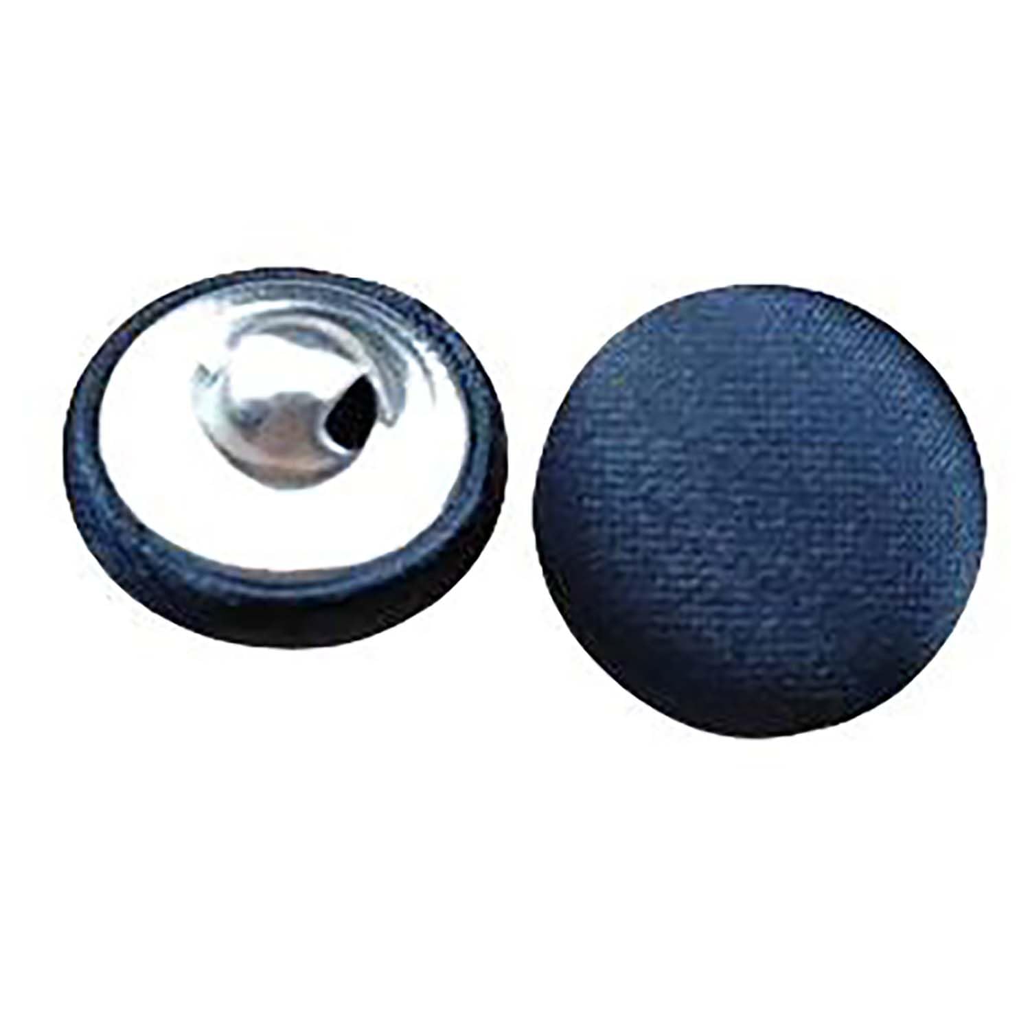 20 Pcs Satin Covered Metal Shank Buttons Cloth Buttons for Wedding Dress Tuxedo Suits