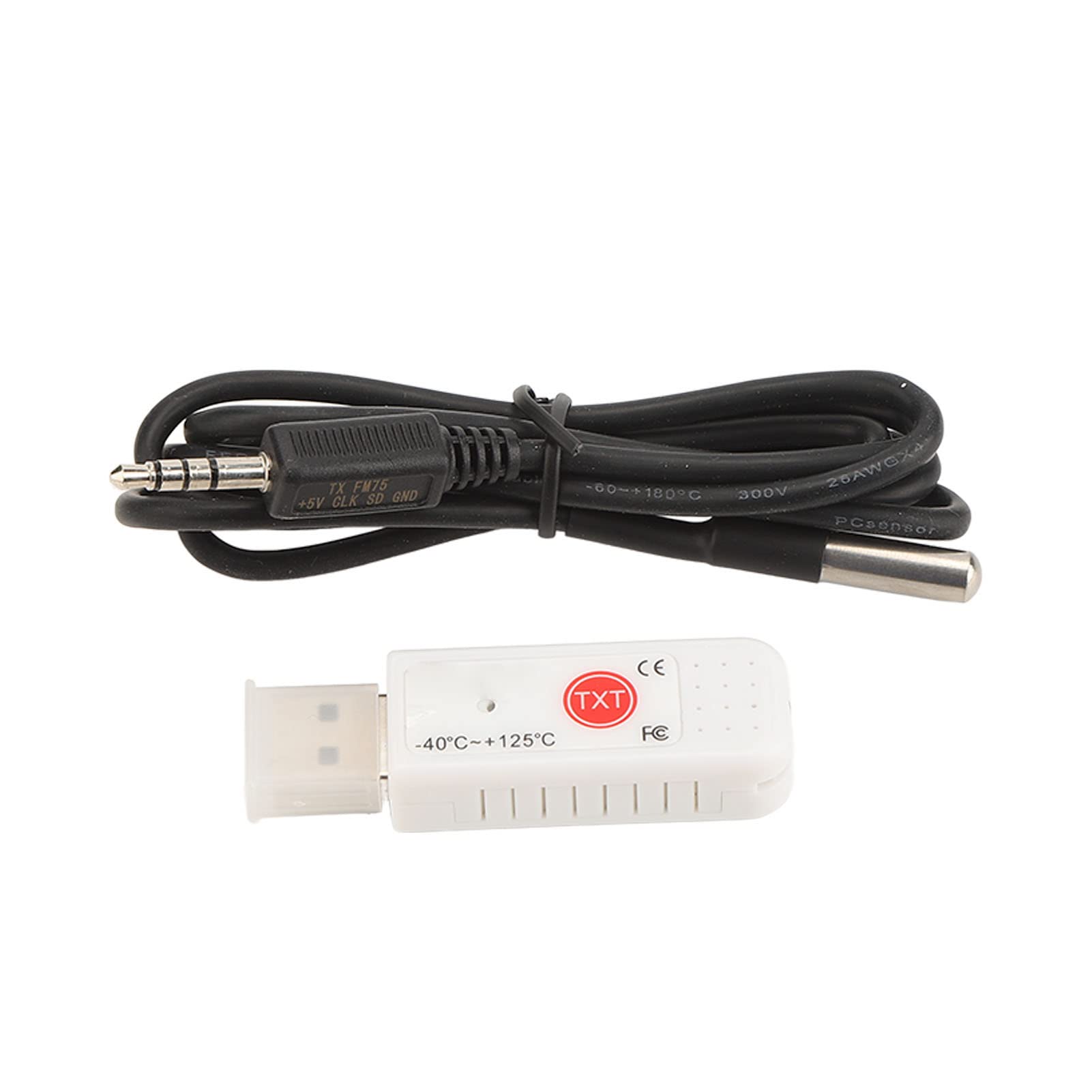 Bewinner Termometro USB per PC Laptop, Termometro Doppio Display Temperatura, Funzione Registro Dati