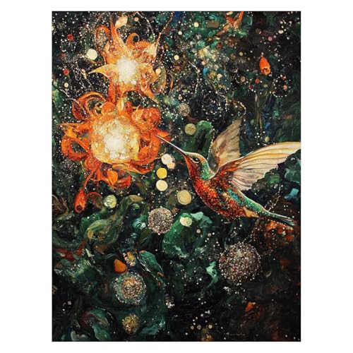 DIY 鳥 数字油絵 花 数字塗り絵画 手芸キット 40x30 CM 絵画 インテリア 手作りキット ビッグサイズ 複数サイズ 子供 初心者 ペイントバイナンバー 画材 Painting by Numbers 適用対象そして自宅 壁飾り お歳暮誕生日プレゼ