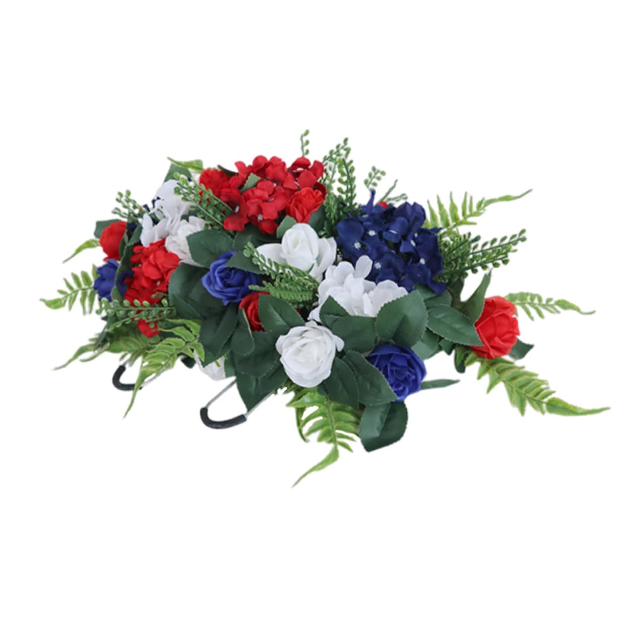 Selle de Fleurs Artificielles Facile à Installer pour Tombe, Décoration de Sépulture
