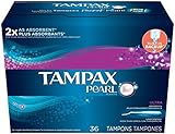 Tampax Pearl Ultra Plastic Applicator Tampons, Unscented - 36 ct