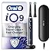 Oral-B iO 9 Electric Toothbrush, 2 Toothbrush Heads, 1 Fast Charging Travel Case, Oral B Special Edition Black, Designed by Braun