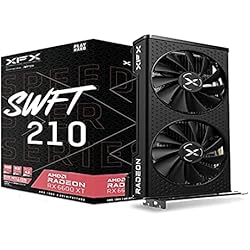 XFX Tarjeta gráfica para Juegos Speedster SWFT210 Radeon RX 6600 XT Core Gaming con 8 GB GDDR6, HDMI, 3 x DP, AMD RDNA™ 2 (RX-66XT8DFDQ)