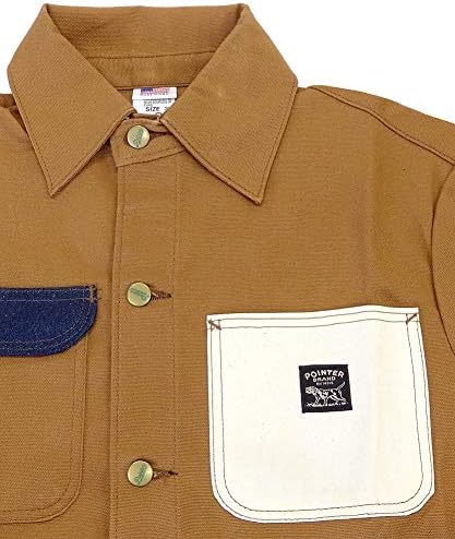 ポインター　DUCK COVERALL JACKET　カバーオール Amazon | [ポインター] DUCK COVERALL JACKET(ダックカバーオール