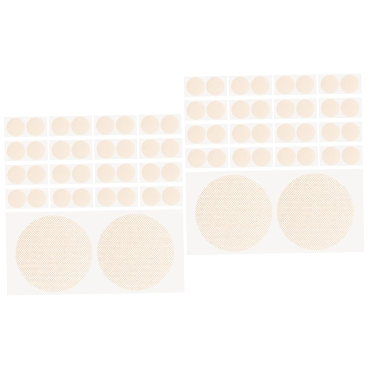 balacoo 2sets Invisible Nipple Stickers for Men Breathable Comfortable for Parties Outdoor Activities 100pairs*2