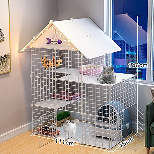 Parc pour chat d'intérieur compact pour petits appartements - 3