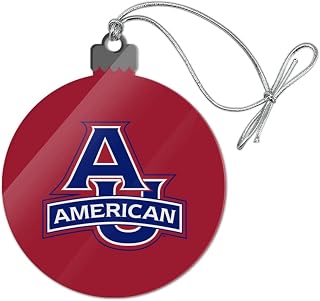 GRAPHICS & MORE American University Primary Logo Acrylic Christmas Tree Holiday Ornament