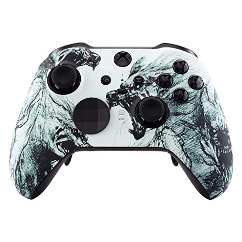 Wolf UN-MODDED Custom Controller compatible with XBOX ONE ELITE Series 2 Soft Touch Finish