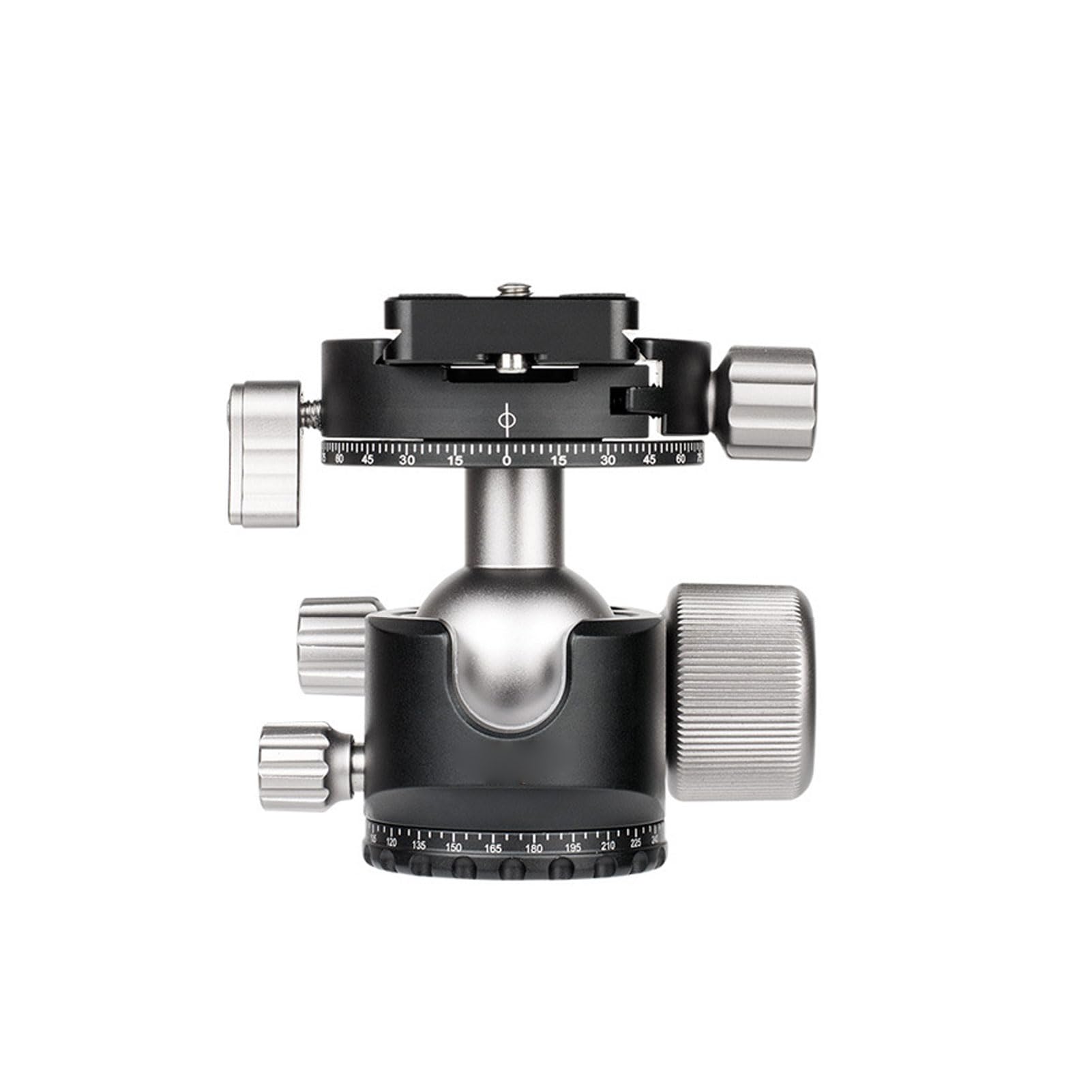 Generic Testa a Sfera Panoramica per Treppiede in Alluminio D40S con stabilità a Forma di U per Fotocamera DSLR, Rotazione di 360 Gradi per Fotografia di Paesaggi, capacità di Carico di 10 Kg