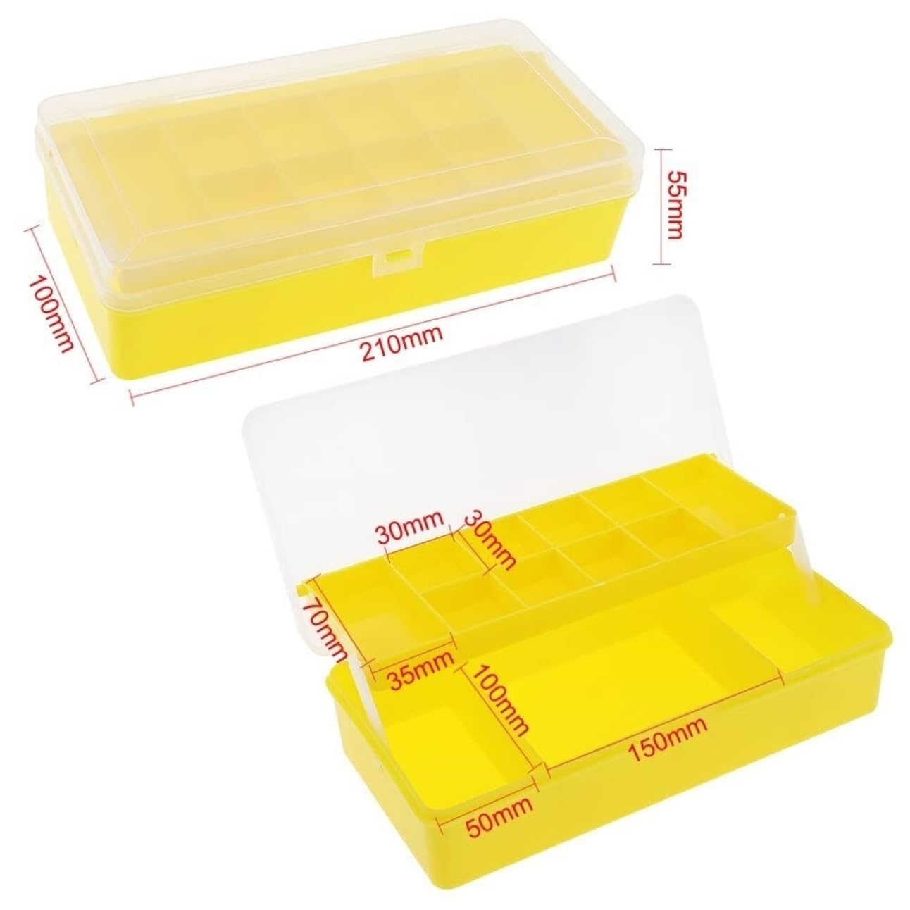 Caja Pesca Para Almacenar Anzuelos Cajas Profesionales Para Pesca En El Mar, Diseño Plegable, Caja Para Aparejos De Pesca, Caja Para Señuelos De Pesca, Herramienta De Pesca Almacenamiento Para Pesca(2
