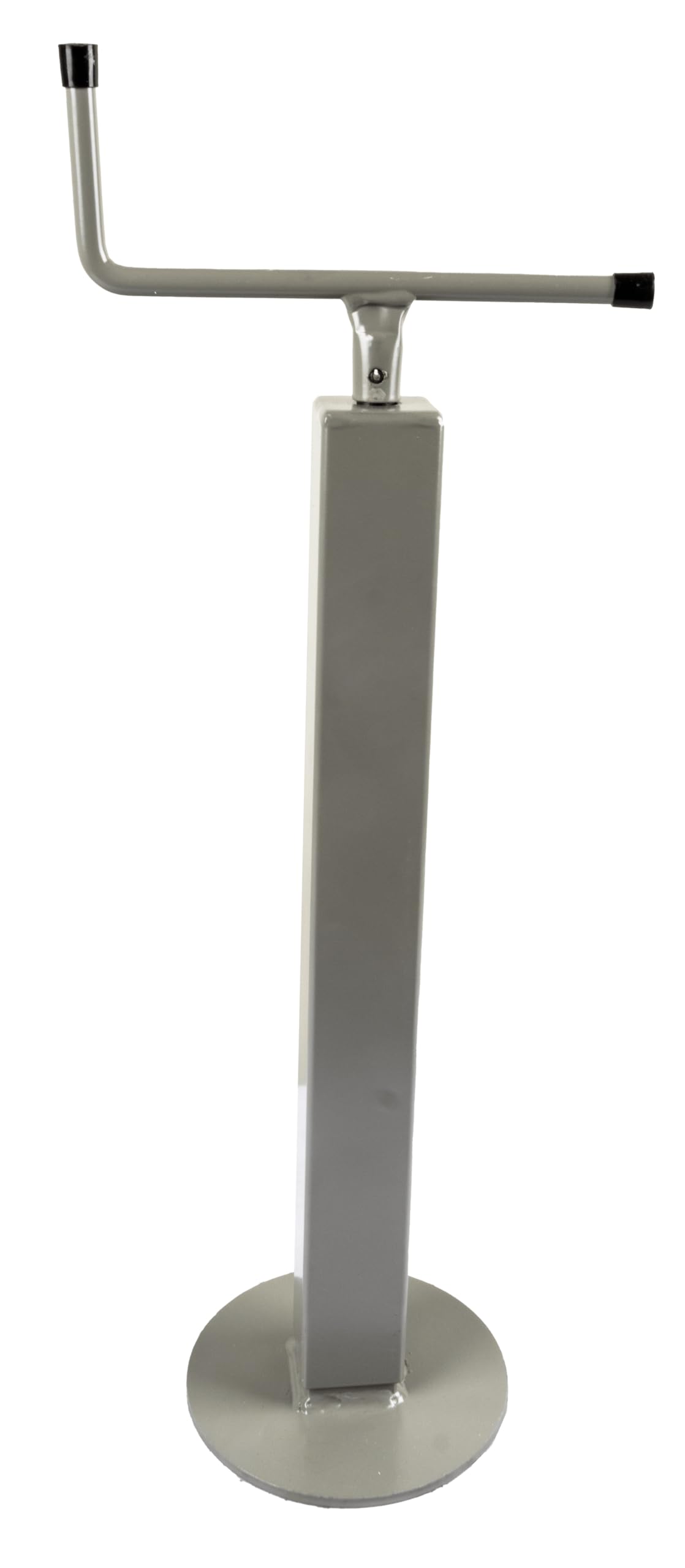 AMA Servotimone con Manovella Superiore per Rimorchi, Sezione Quadrata 50x50 mm, Portata 300 kg – Altezza Totale 620 mm, Corsa Vite 255 mm