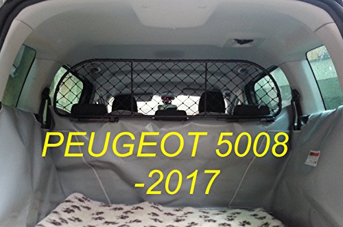Filet De Séparation Coffre Pour Renault Espace (2015+) – Grille Métallique Et Filet Nylon Haute Résistance – Installation Sans Percer – Testé Norme DIN 75-410