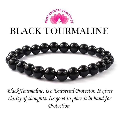 Image of Certified Natural Crystal Stone 8 mm Round Beads Bracelet for Men & Women | Reiki Charged Gemstone Bracelet | Multiple Stone Variants Available