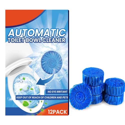 Pastiglie Per Detergenti WC,Deodorante Decalcificante Per WC,La Pulizia Dei Servizi Igienici,Blocchi Blu La Pulizia Della Toilette,Facile Da Pulire,Detergente In Schiuma Senza Tocco