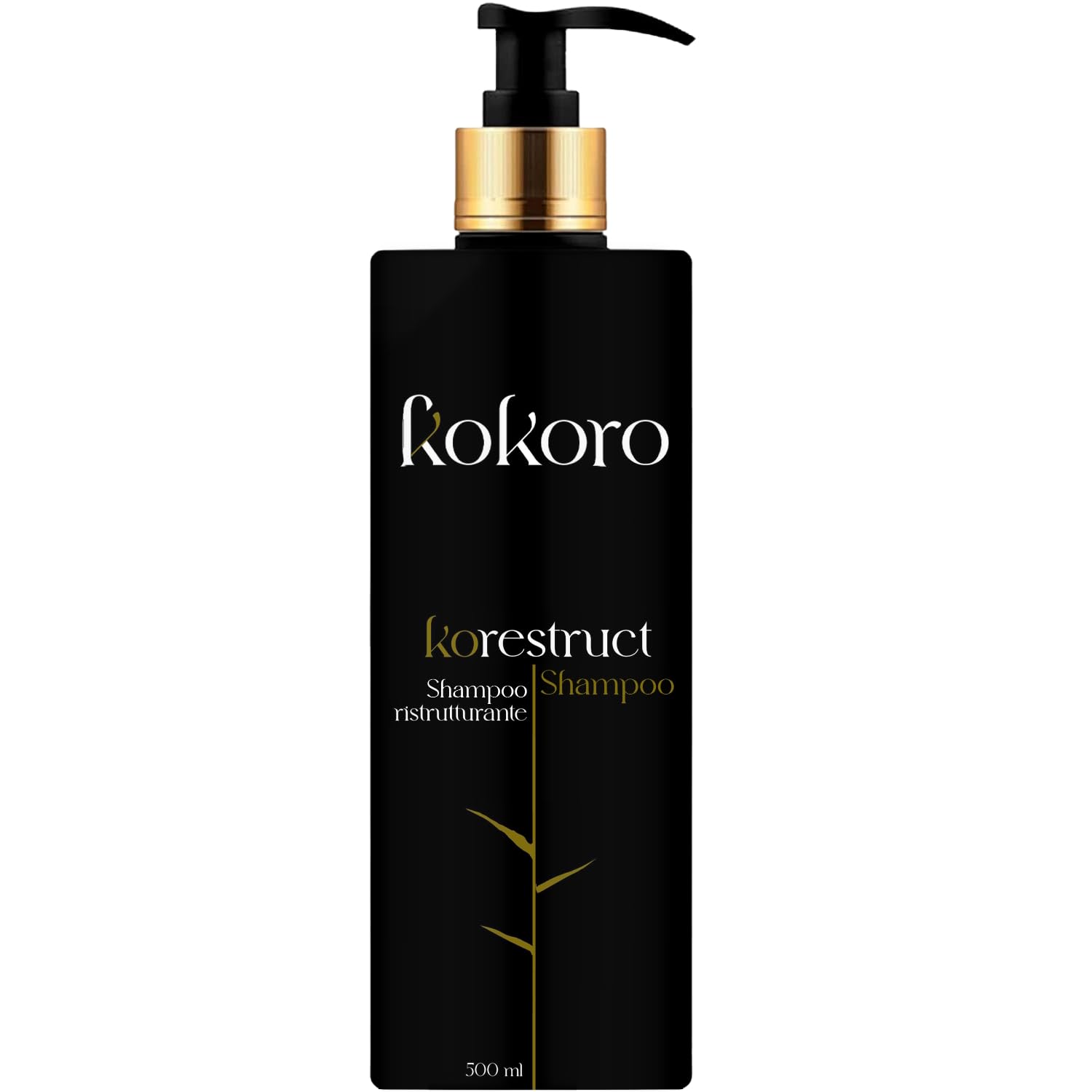 KOKORO - Korestruct Shampoo - Professional Regenerating Shampoo with Keratin - 500ml, 500 ml (Pack of 1)