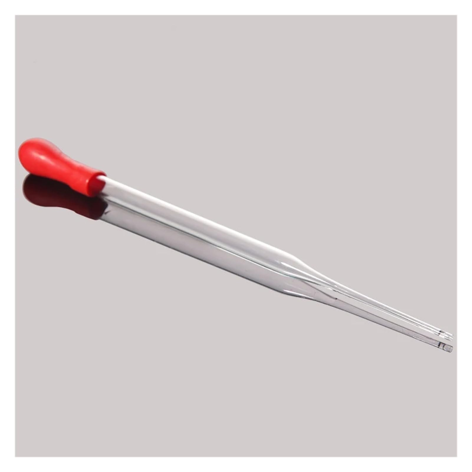 Gotero de vidrio, paquete de 20 pipetas de laboratorio con tapa roja de 10 a 18 cm for manipulación de líquidos en laboratorio(18cm)