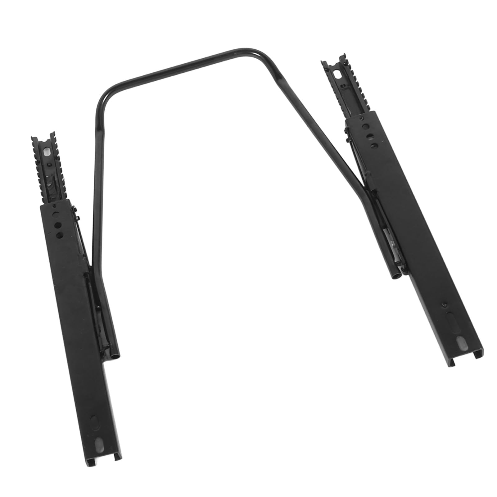Alomejor Binario di Scorrimento del Sedile Slider del Sedile Universale in Acciaio Laminato a Freddo 340 Mm Supporto per Regolabile Manuale con Doppia Chiusura per Sostituzione e Conversione di