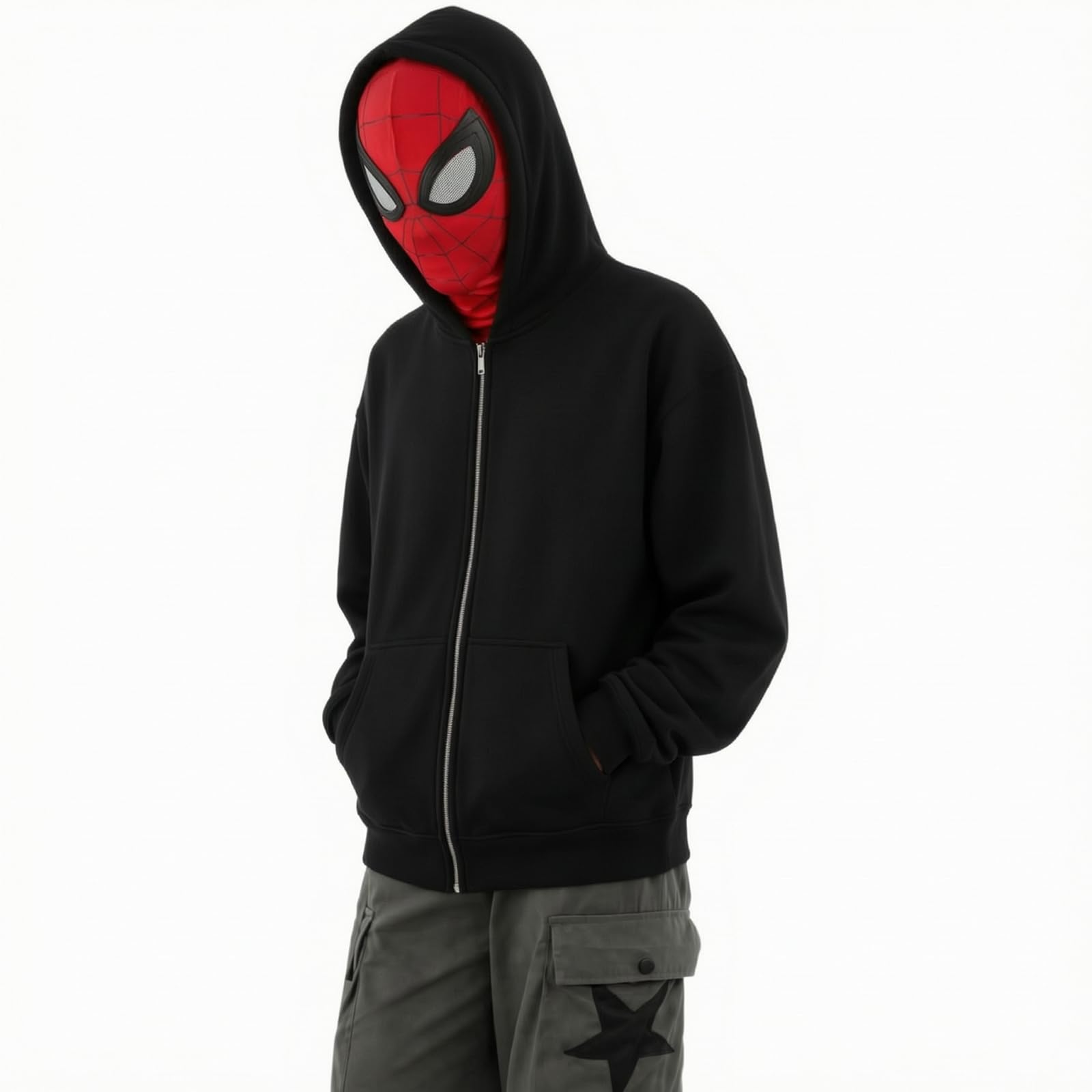 Spider Mask for Men/Women Superhero Mask Halloween Costume Fancy Dress