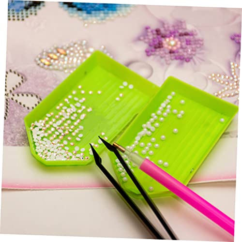Accessoires de dessin diamant : boîte de rangement à compartiments hermétiques - 4