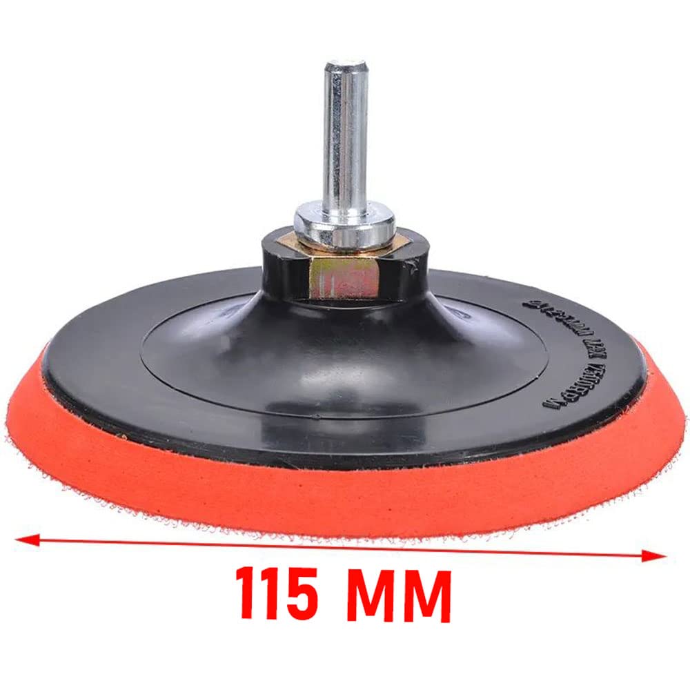 Cırt Zımpara Seti + Matkap Aparatı 115 mm (10 Parça)