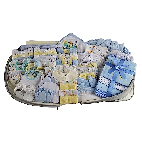 Bambini Boys 80 pc Baby Clothing Starter Set with Diaper Bag