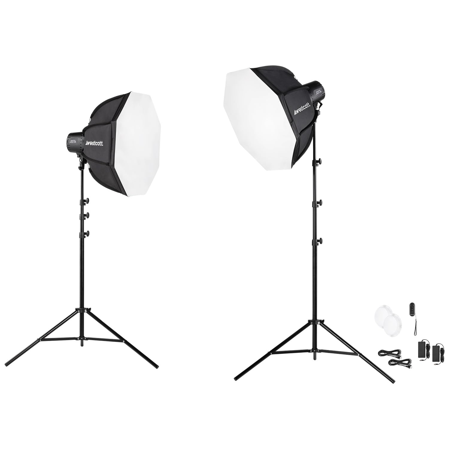 Amazon.com : Westcott U60-B Bi-Color LED 2-Light Softbox Kit for