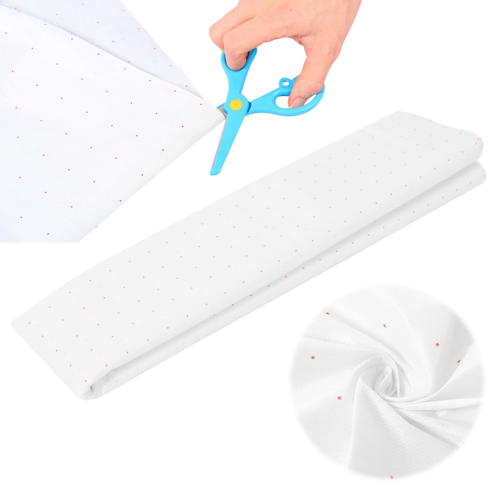 Premium Marking Paper Roll 1.2mx4.57m, White Dressmaking Tracing Paper for Sewing, Tailoring & Fashion Design(Dot)