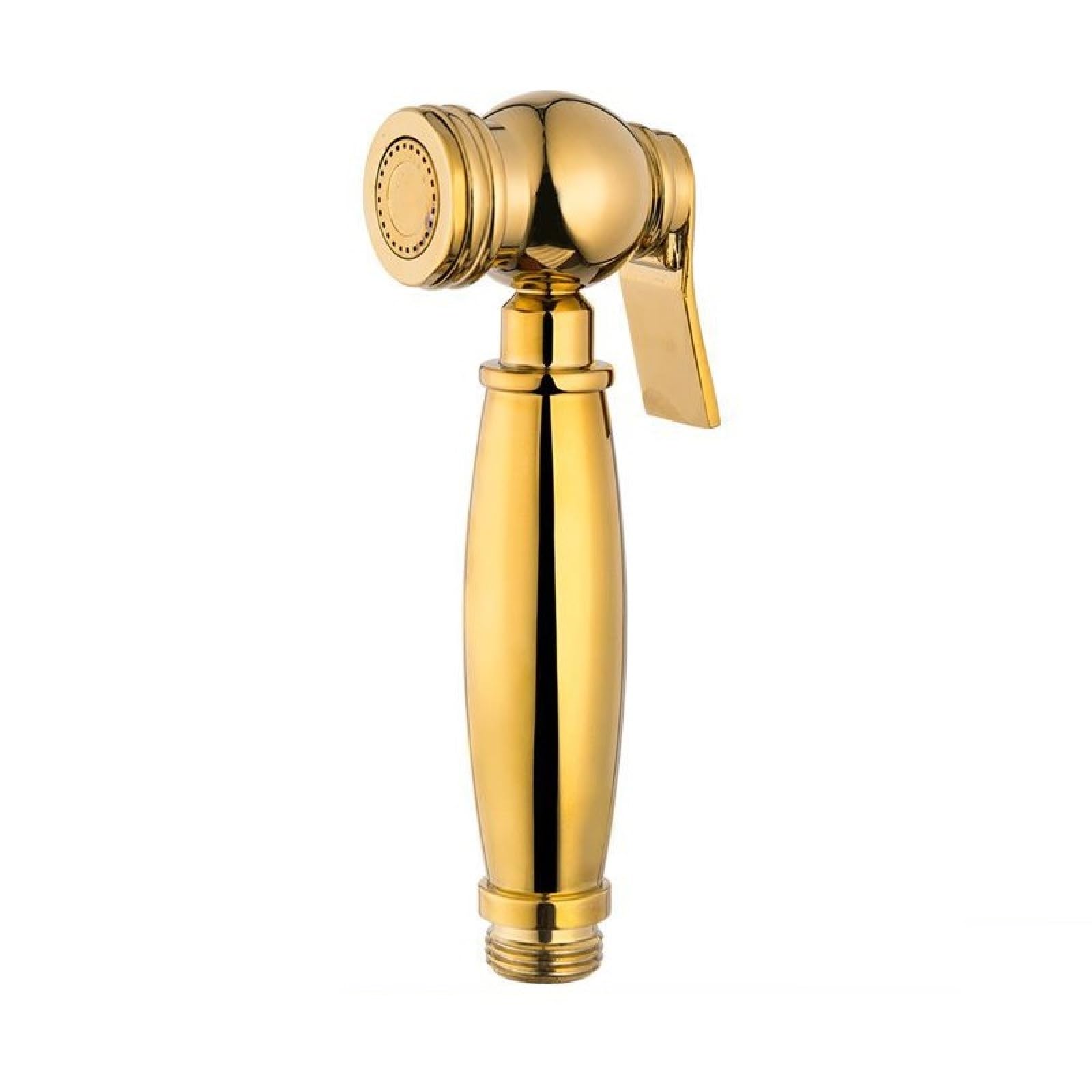 Cloth Diaper Sprayer All Copper Toilet Companion Set Round Head Spray Gun Bathroom Flusher Bathroom Toilet Bidet Booster Nozzle Gold