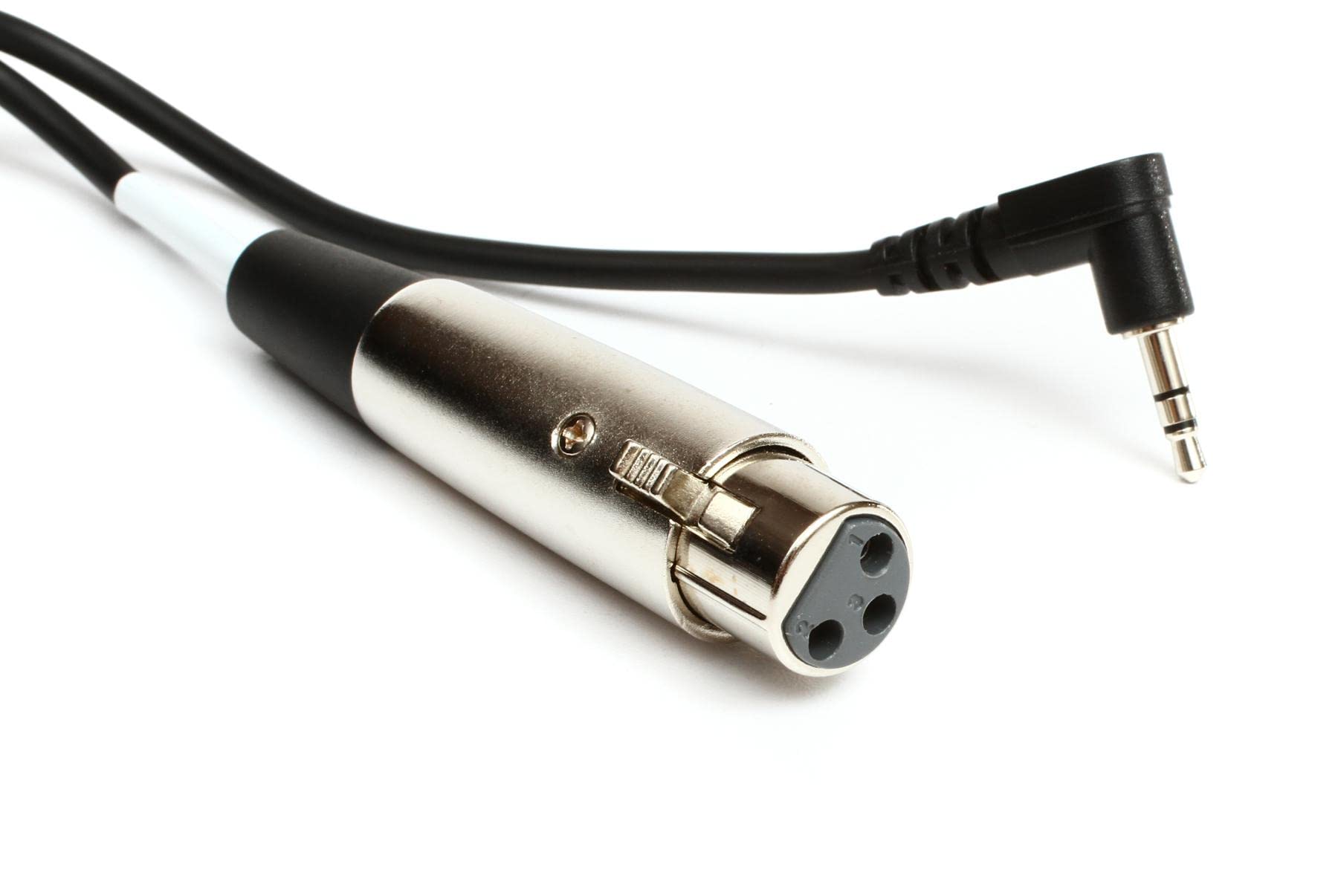 HosaTech XVM-105F 5ft XLR3F to Right Angle 3.5mm TRS Microphone Cable