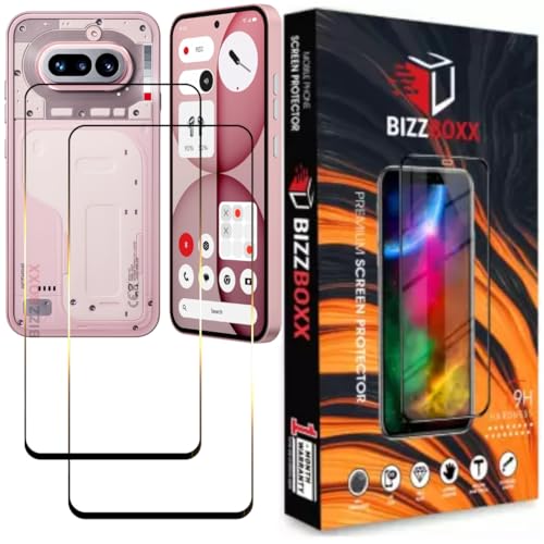 Image of Screen Guard For Nothing Phone 4a Tempered Glass Screen Protector Guard - HD Clarity, Anti-Fingerprint Temper Guard (For Nothing 4a / (4A) - 6.78 inch) With Installation Kit - Pack of 2