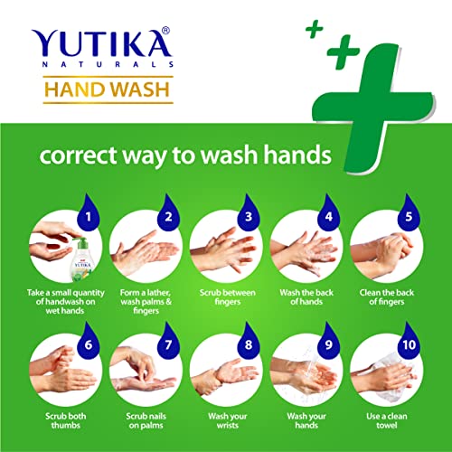 Image of Yutika 100% Natural Extract Complete Protection Handwash Super Saver Refill Pack with a pH Balanced Formula, Neem Fragrance Liquid Soap Refill, 750ml