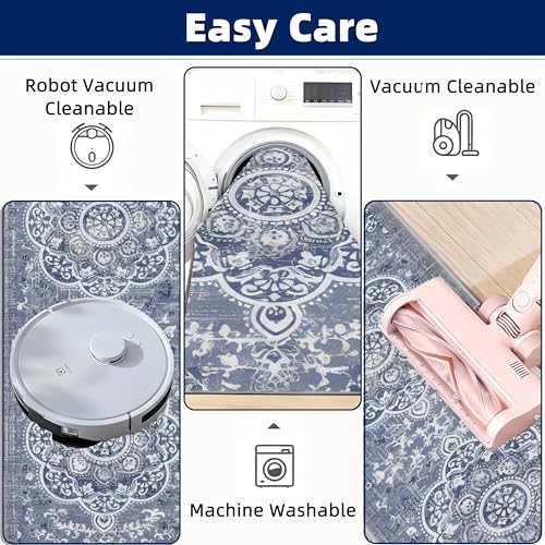 Set de 3 Tapetes de Cocina Boho Antideslizantes miniatura 5