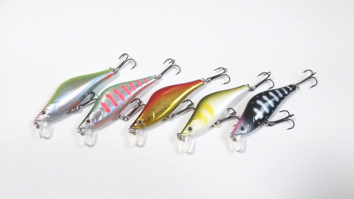 渓流用　ミノー 渓流ルアー トラウト ミノー セット 38mm 3.0g 5個 シンキング