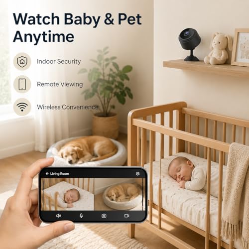 ELEFOCUS Hidden Camera，Mini Camera，2K Spy Camera Wireless for Home Security，Small Indoor Nanny Cam with Night Vision & Motion Detection，WiFi Cameras for Pet/Baby, Camaras Espias Ocultas by ELEFOCUS - Used condition - Image 8