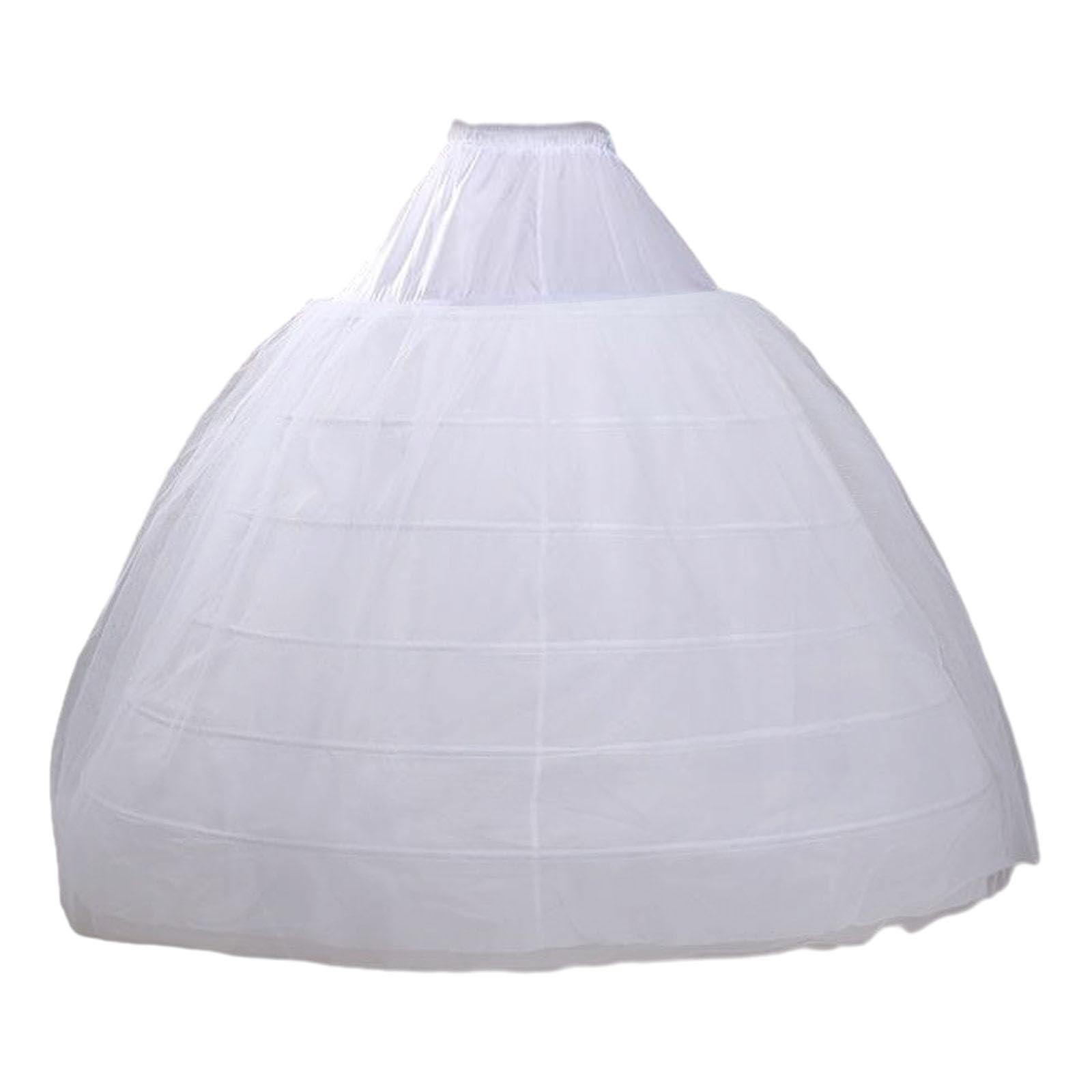 6 Reifrock aus Tüll, Unterrock für Damen, Krinoline, formt Kleider für besondere Anlässe, Vintage Kostüm, Tutu, Tüllunterrock