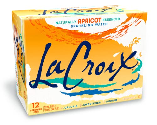 Image of La Croix, Water Sparkling Apricot, 12 Fl Oz, 12 Pack