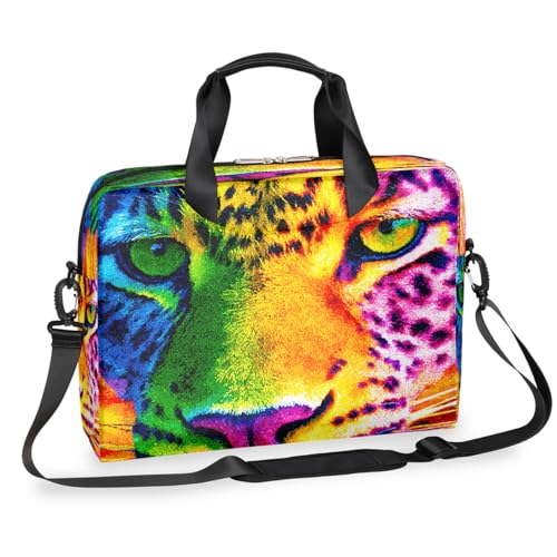 Bolso Maletín para Laptop 16 pulgadas Colorful Animals Tiger miniatura 1