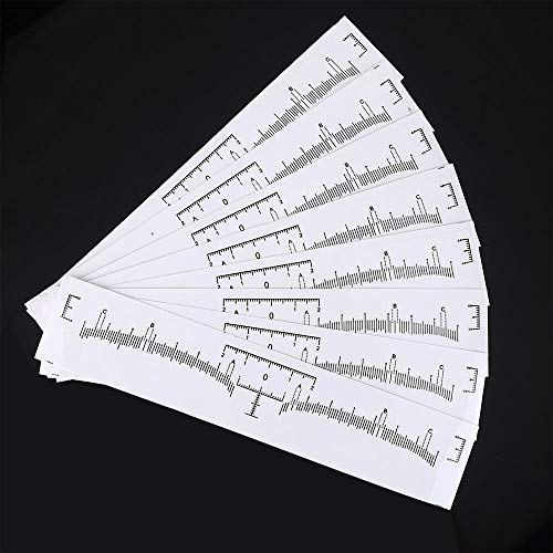 100 Pezzi Monouso Sopracciglio Righello