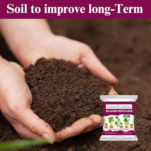 Image of Indian Gardens - Silicon Fertilizer for Plants | Plant Nutrient and Plant Food | Gardening (200 Grams)