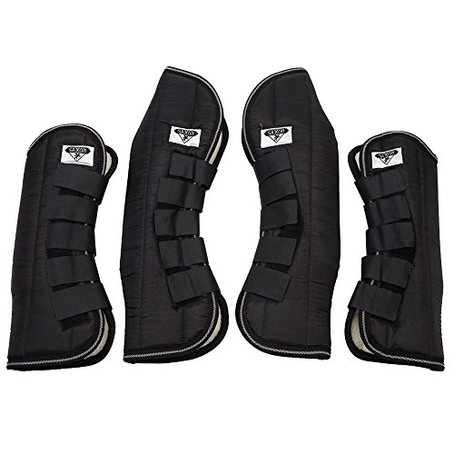 Saxon Travel Equestrian Boot Full, Black